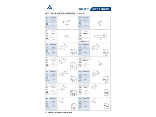 窄邊85平齊雙內開窗